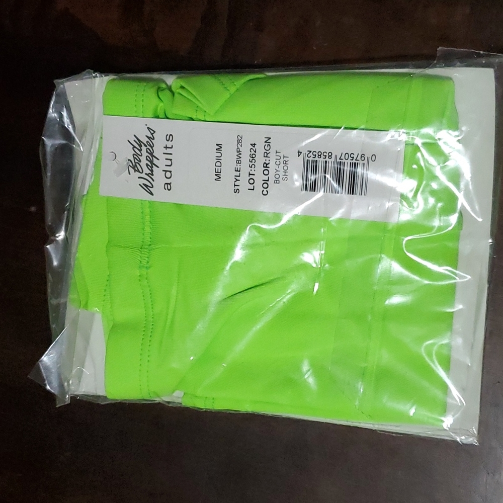 Body Wrappers Neon Green Short